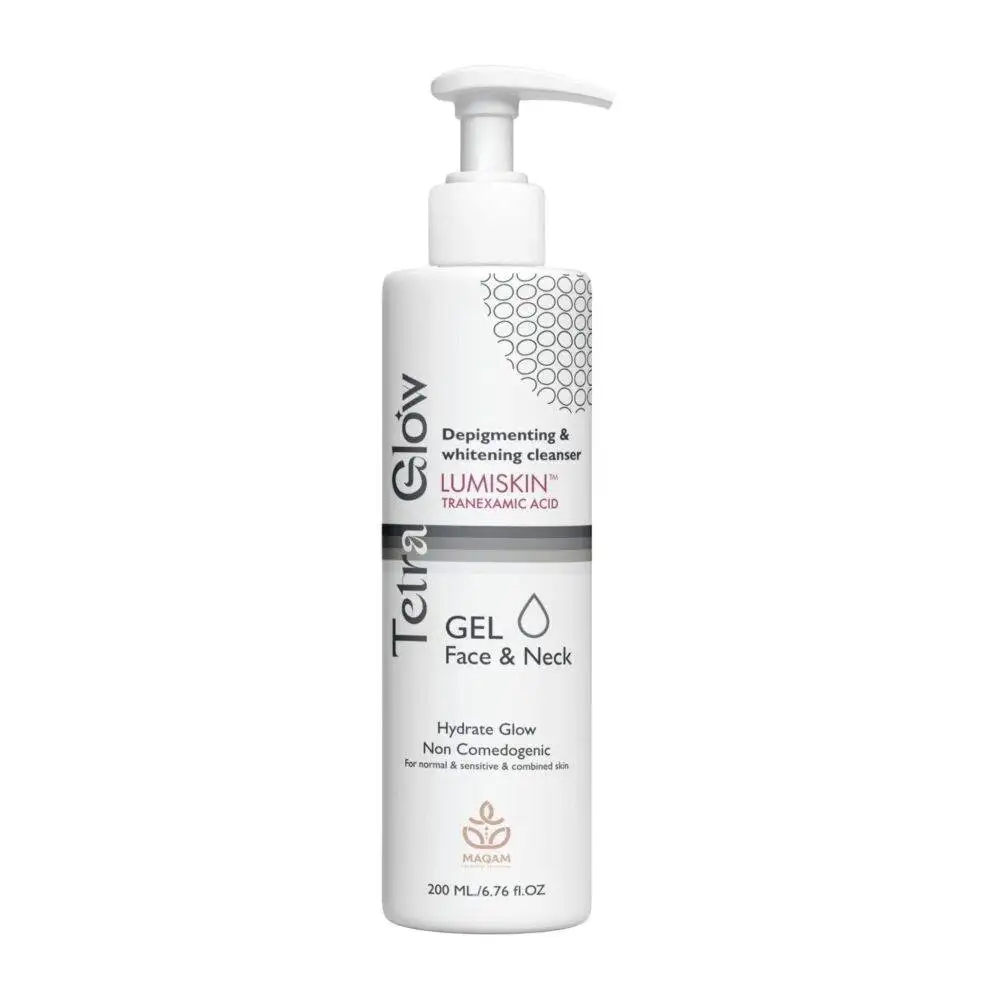 Tetra Glow Depigmenting & Whitening Gel Cleanser – 200ml